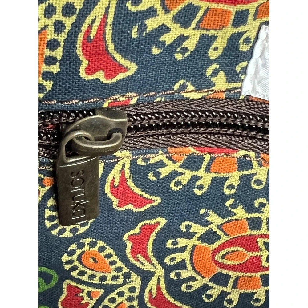 Soruka Ferrara Leather Crossbody Bag Green Pink Calf Hair Animal Print Purse NEW